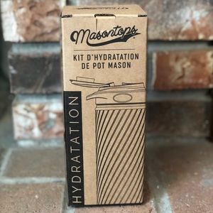 Masontops Glass Water Bottle with Neoprene